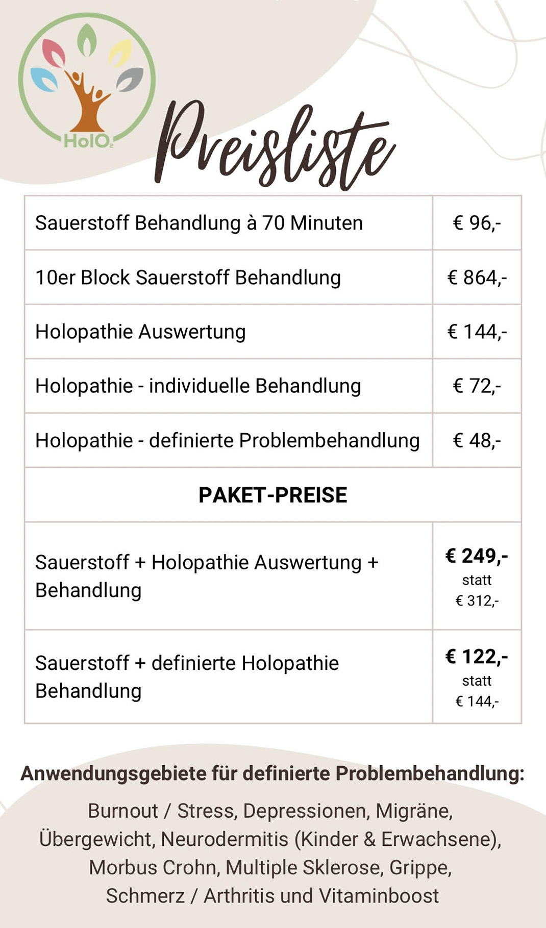 Preisliste